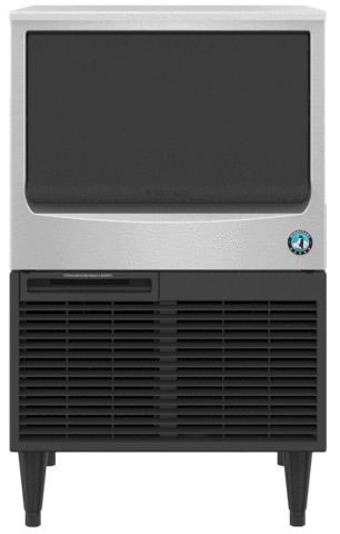 Hoshizaki KM-116BAJ Air Cooled Undercounter Crescent Cube Ice Machine with 53lb Storage Bin (23.75"W x 24"D x 39"H) - Chefcoca