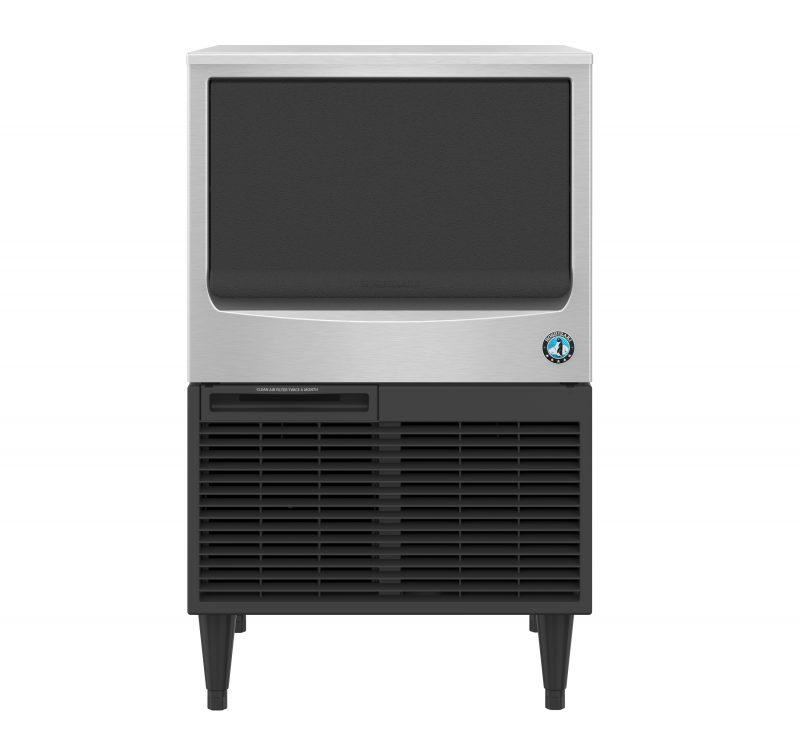 Hoshizaki KM-161BAJ Air Cooled Undercounter Crescent Cube Ice Machine with 78lb Storage Bin (23.75"W x 28"D x 39"H) - Chefcoca