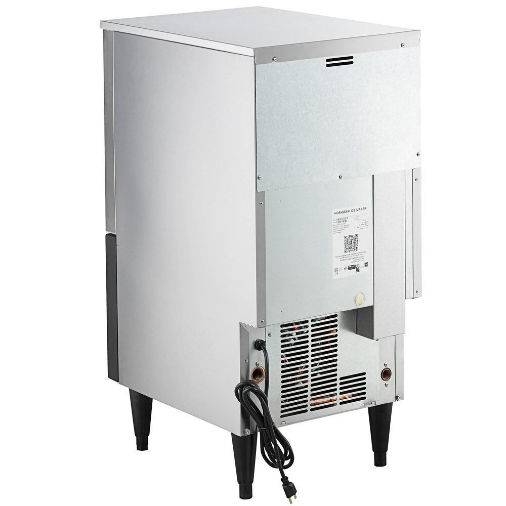 Hoshizaki KM-81BAJ Air Cooled Undercounter Crescent Cube Ice Machine with 38lb Storage Bin (17.75"W x 24"D x 39"H) - Chefcoca