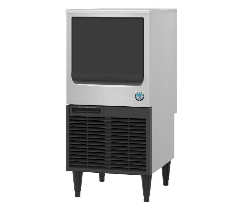 Hoshizaki KM-81BAJ Air Cooled Undercounter Crescent Cube Ice Machine with 38lb Storage Bin (17.75"W x 24"D x 39"H) - Chefcoca