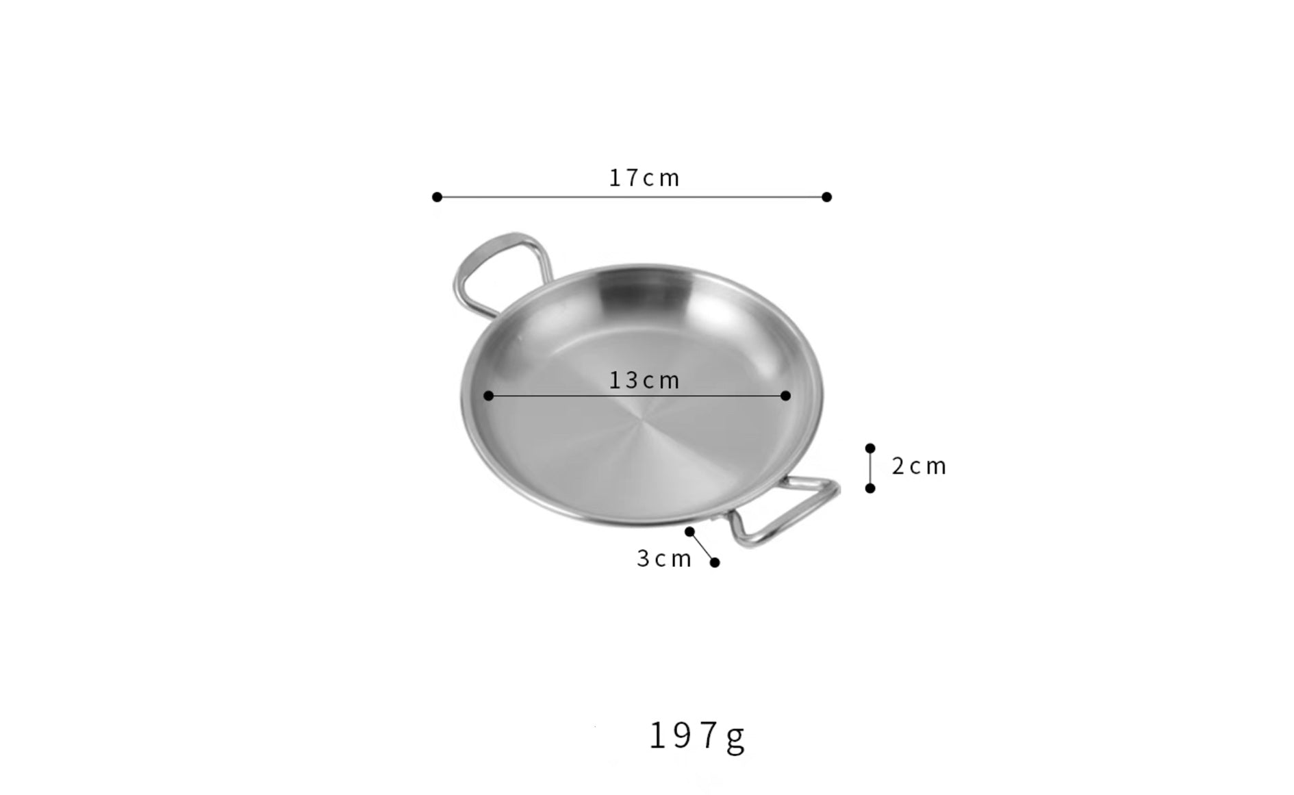 High Quality kitchen accessories 304 stainless steel Round snack dish Sauce Dishes cookware sets - Chefcoca