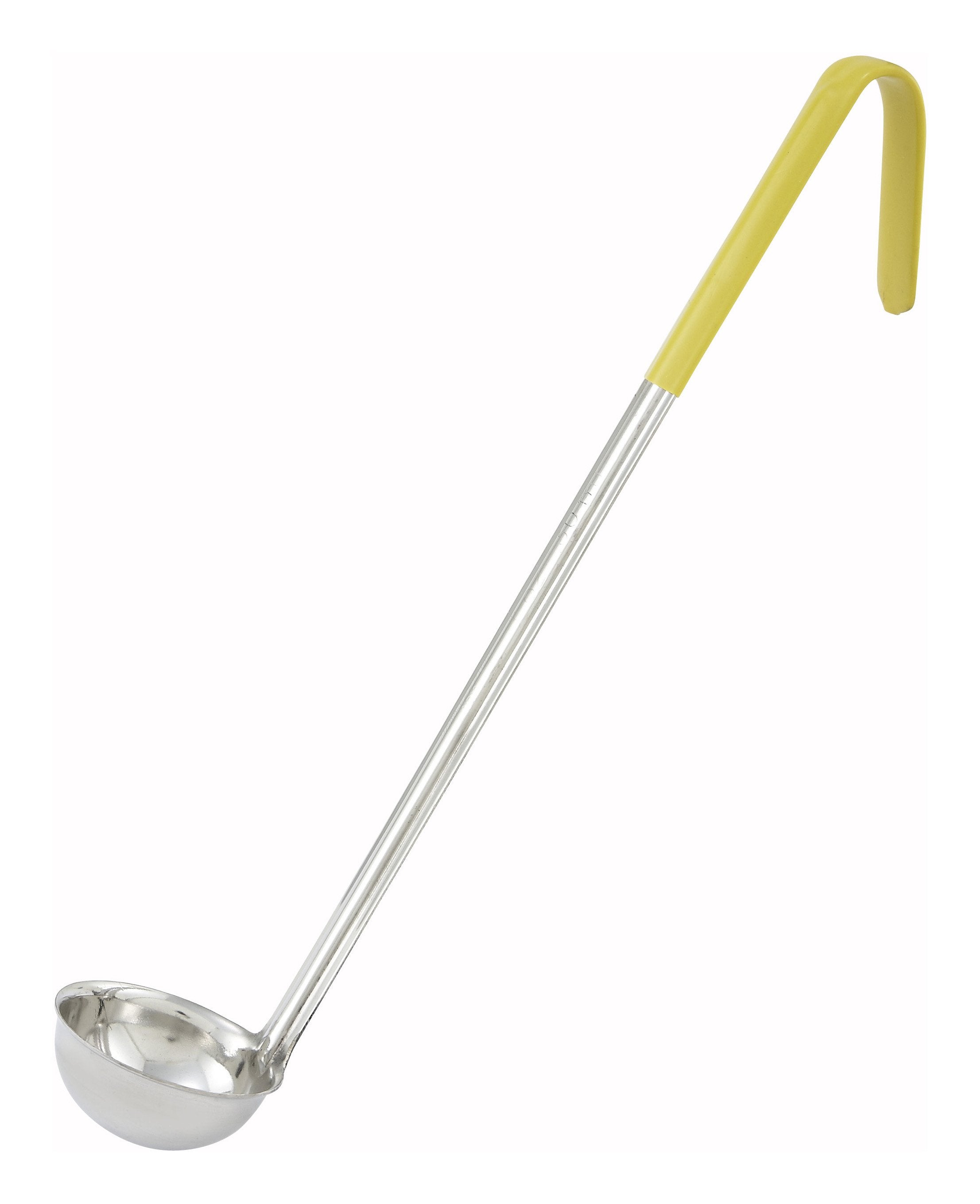 Stainless Steel Colour-Coded Ladle (0.5oz - 12oz) - Chefcoca
