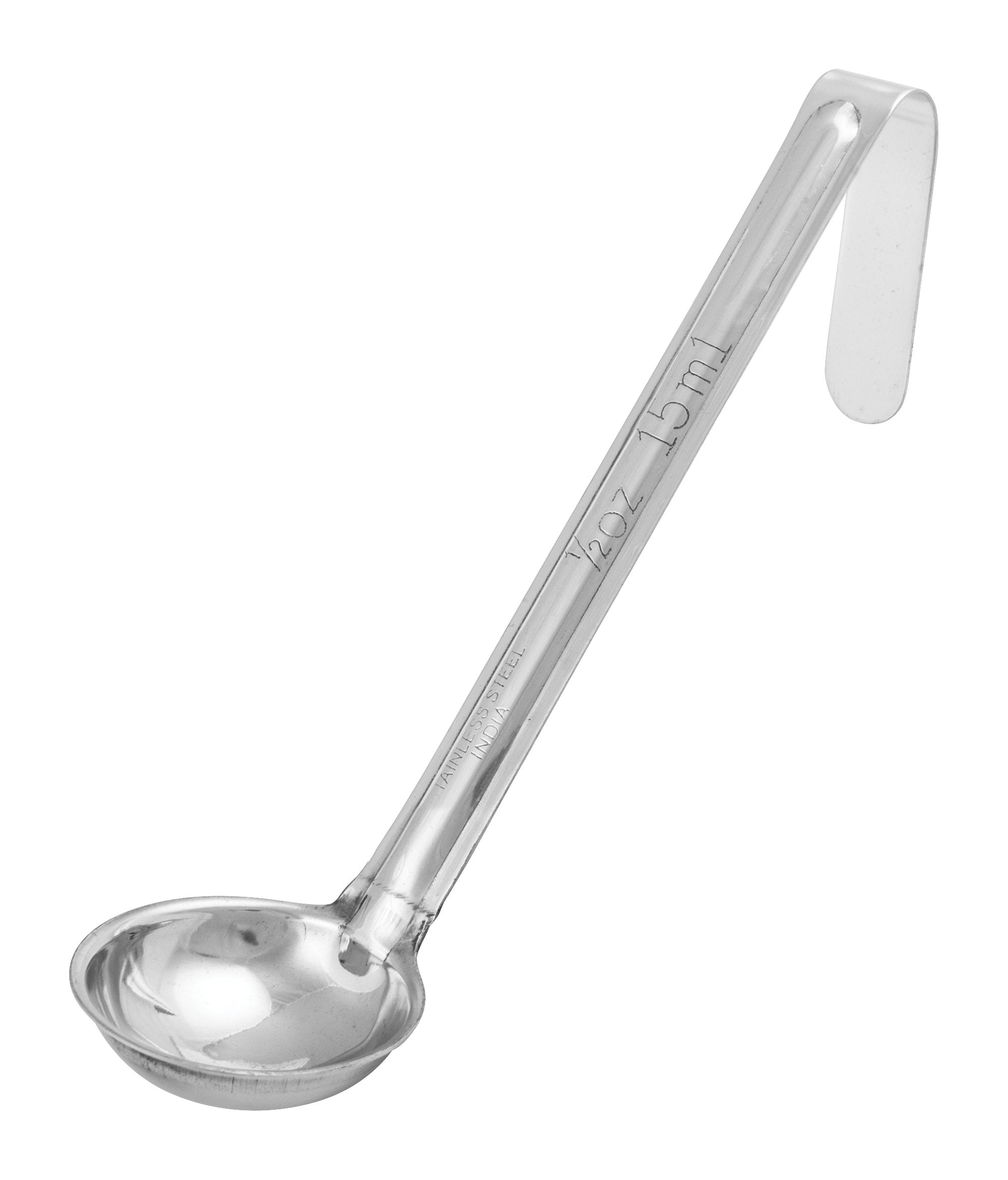 Stainless Steel Ladle with Curved Short Handle - Chefcoca
