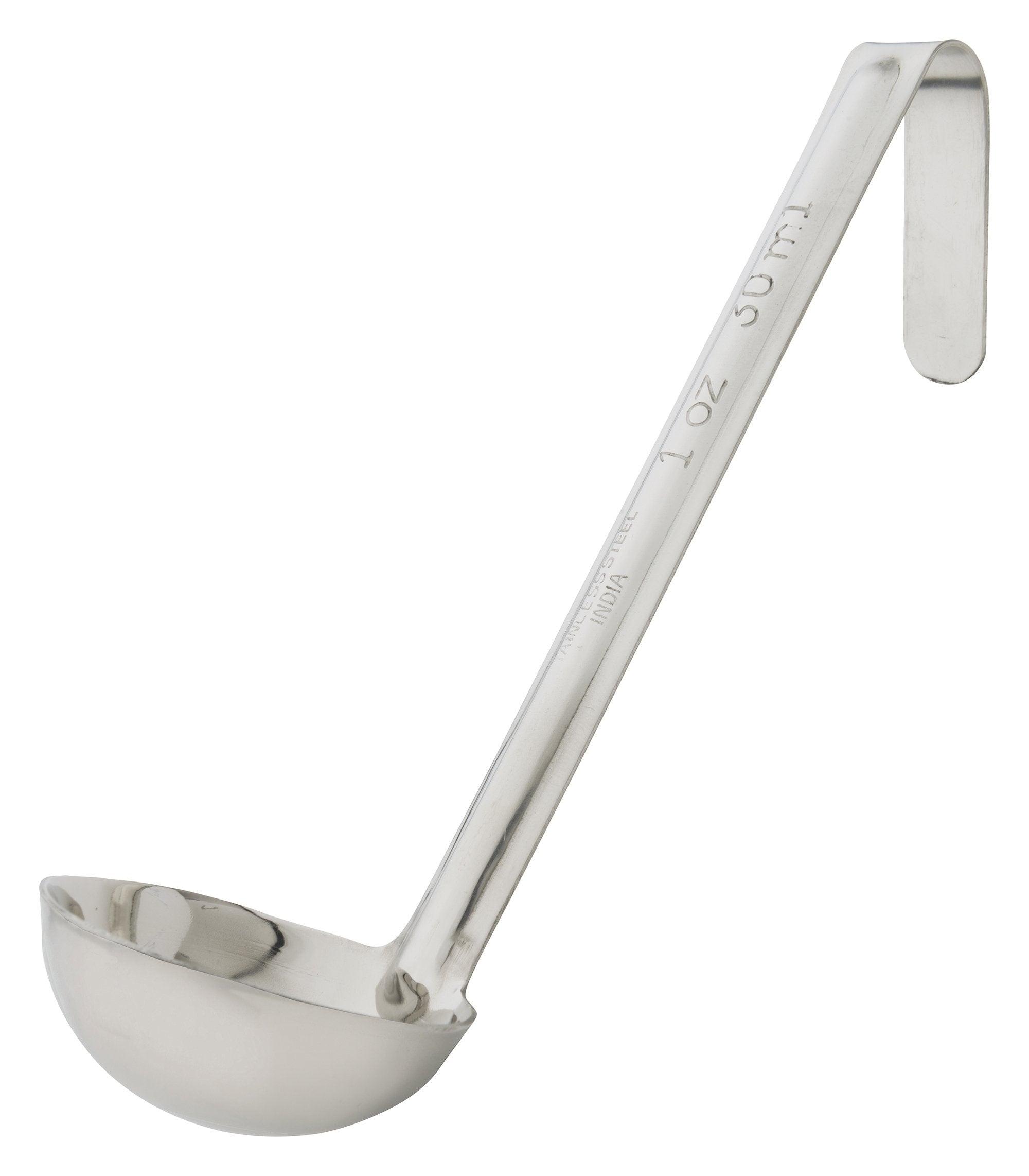 Stainless Steel Ladle with Curved Short Handle - Chefcoca