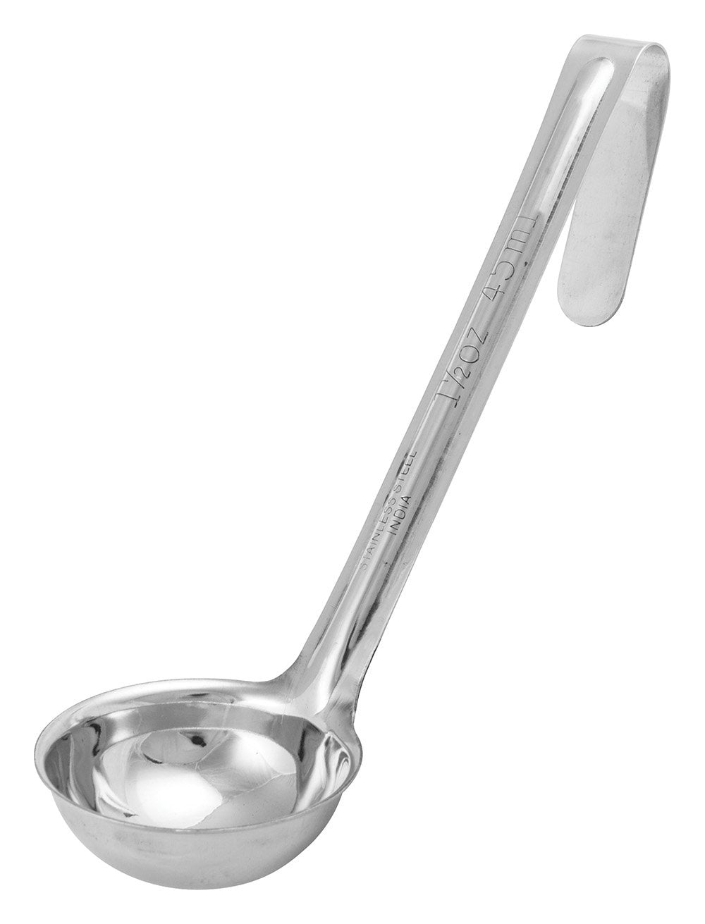 Stainless Steel Ladle with Curved Short Handle - Chefcoca