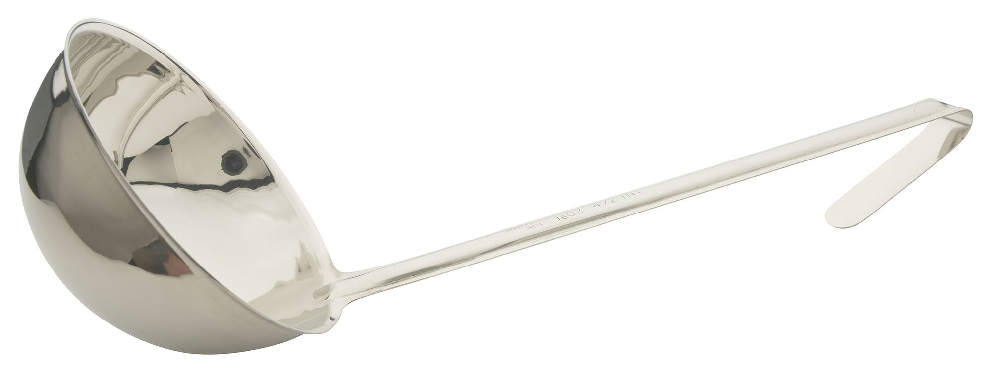 Stainless Steel Ladle with Curved Handle (0.5oz - 16oz) - Chefcoca