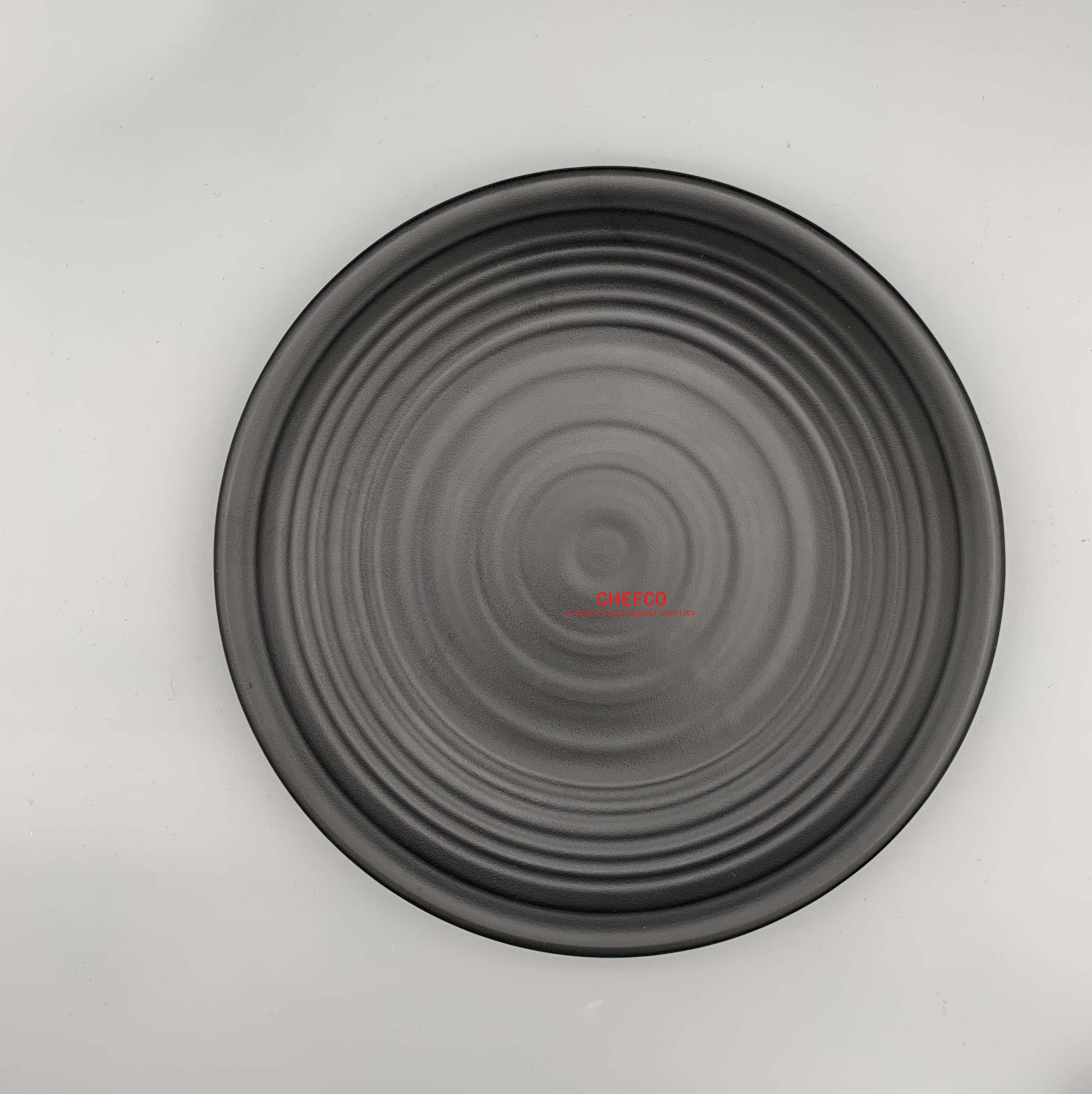 Spiral Pattern Melamine Round Plate (LJP010) - Chefcoca