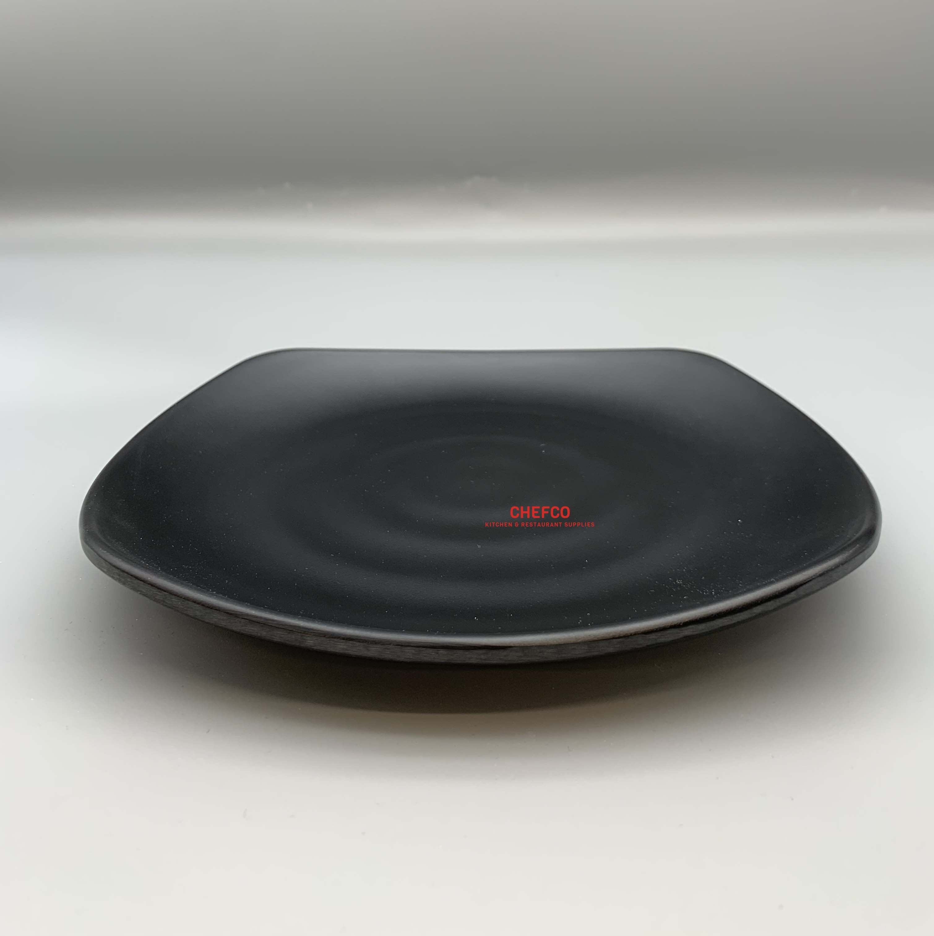 Spiral Pattern Matte Black Charger Plate (H1024,LJP1098/H1130) - Chefcoca