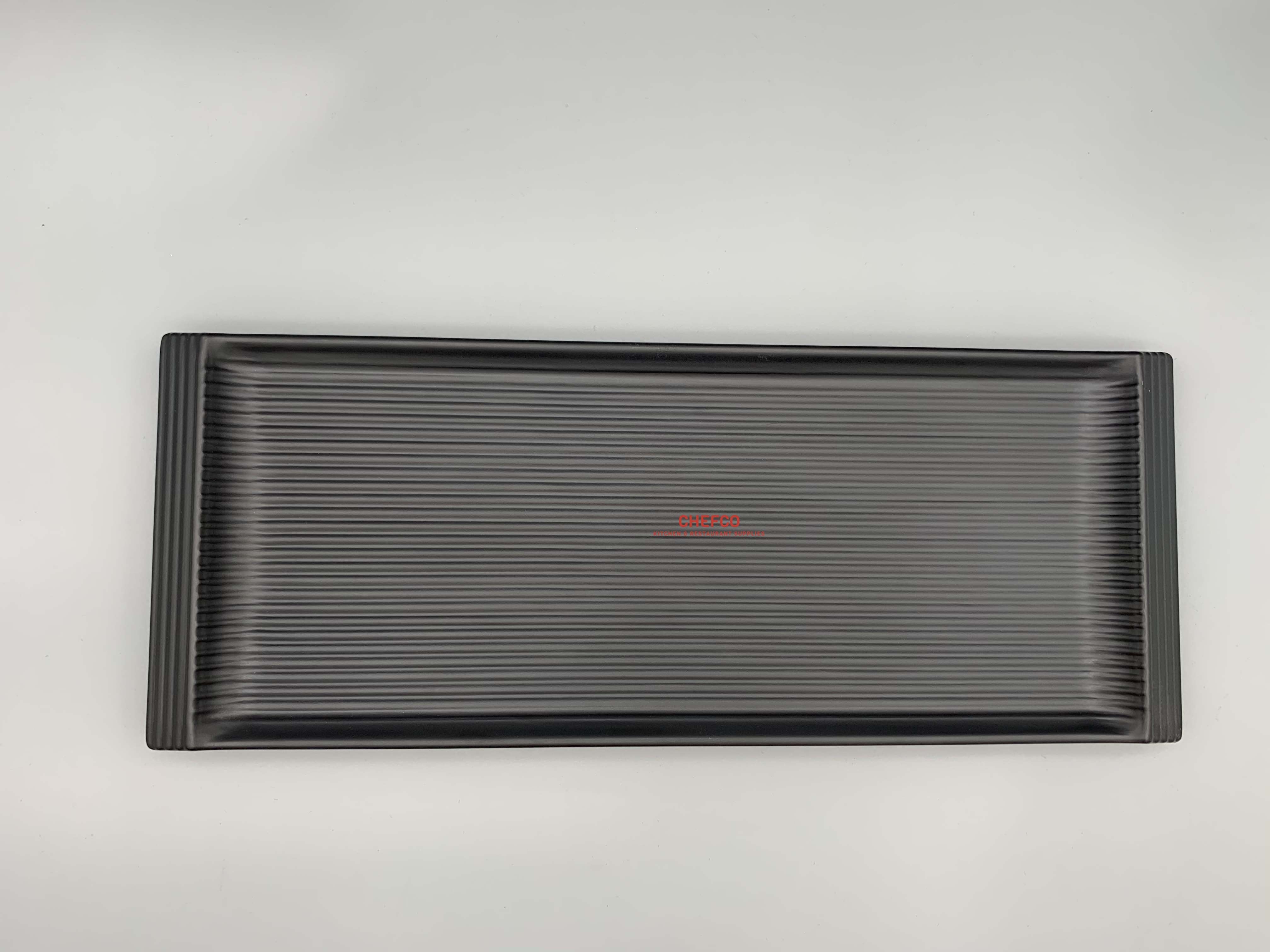Rectangular Black Melamine Long Plate (MS044,MS045) - Chefcoca