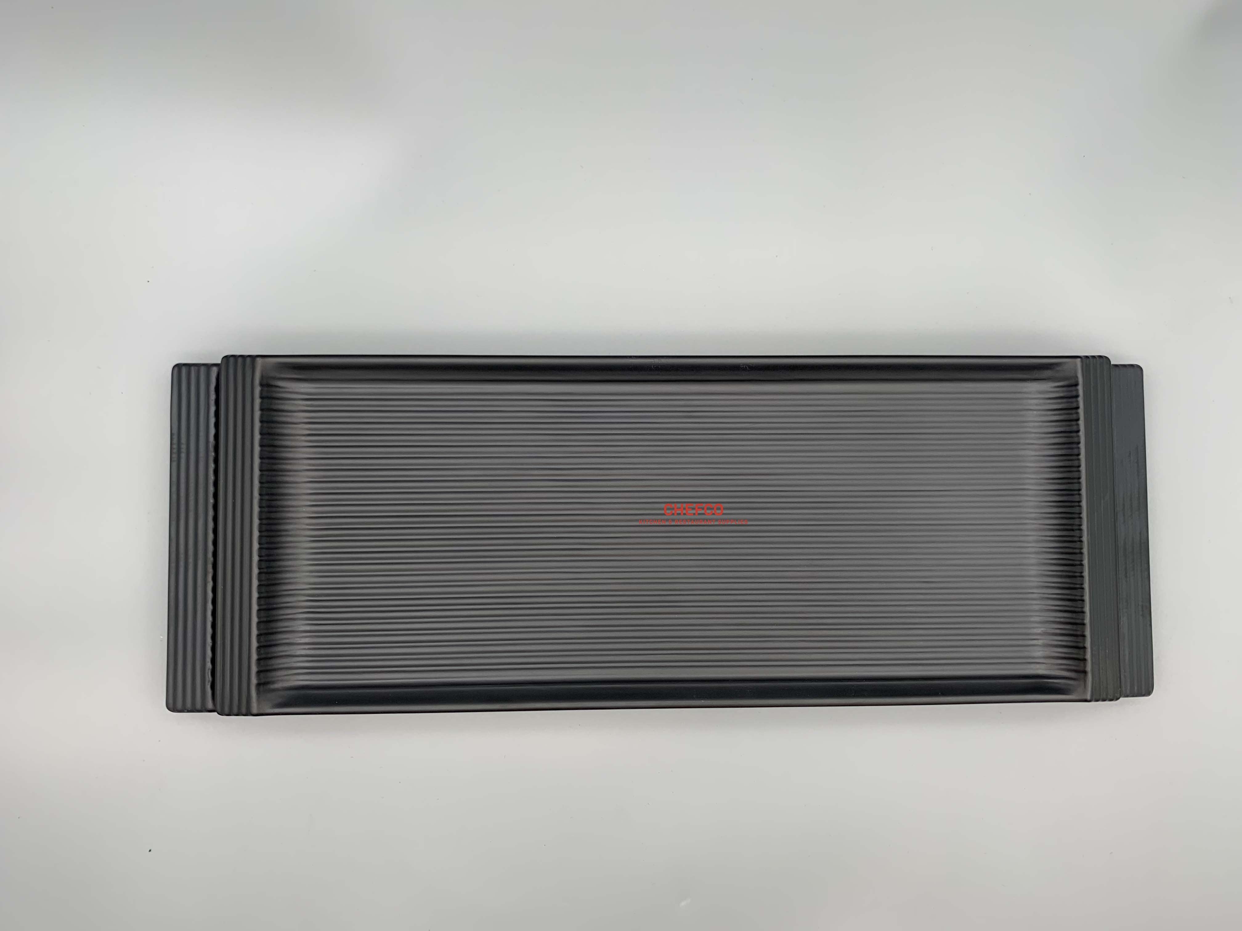 Rectangular Black Melamine Long Plate (MS044,MS045) - Chefcoca