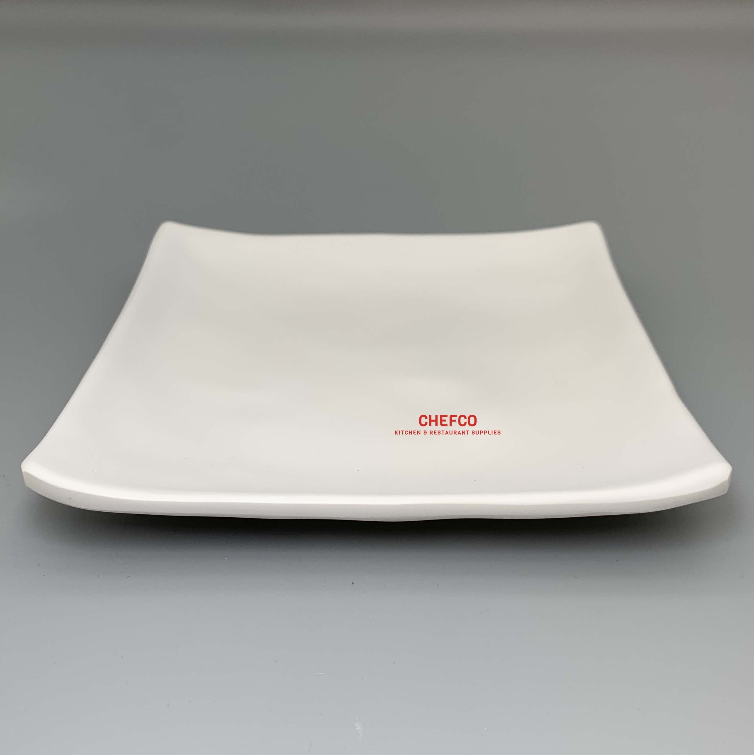 White Melamine Square Plate (WT4415/MS208W) - Chefcoca