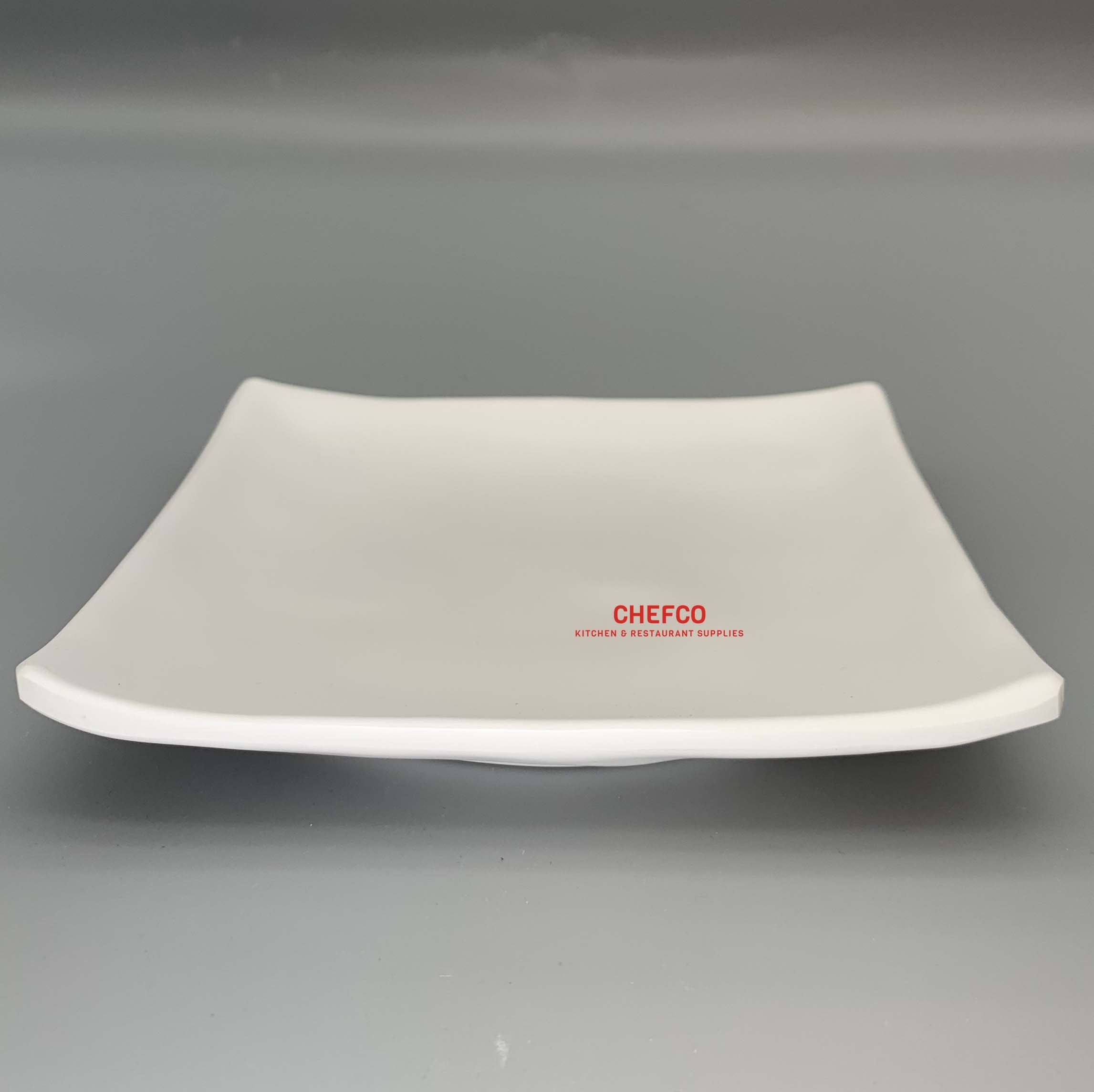 White Melamine Square Plate (WT4415/MS208W) - Chefcoca