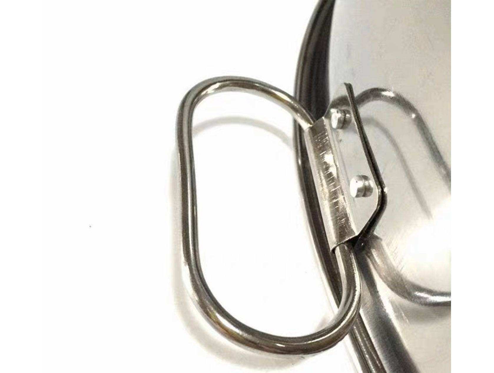 Stainless Steel Deep Round Steam Pan with Handles (NMSP-43/NMSP-46) - Chefcoca