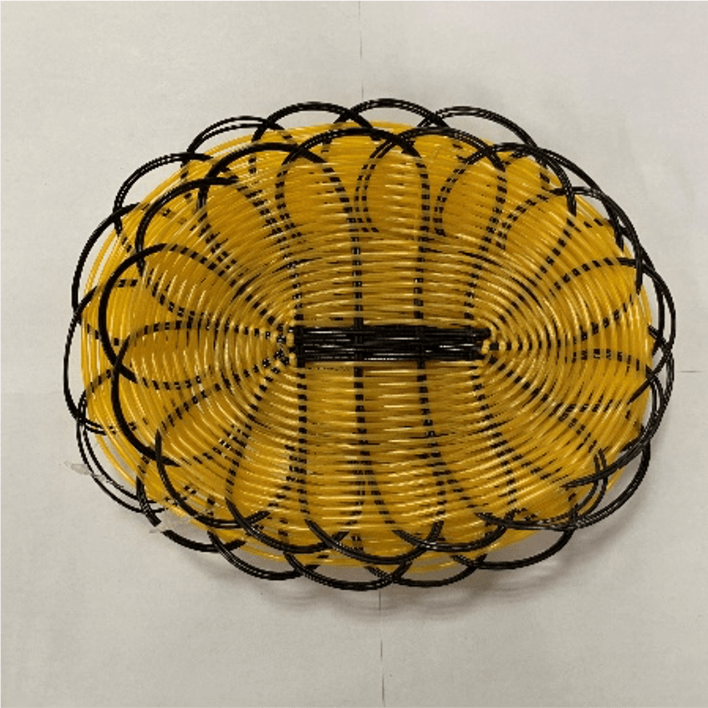 Oval Black Woven Serving Basket - Chefcoca
