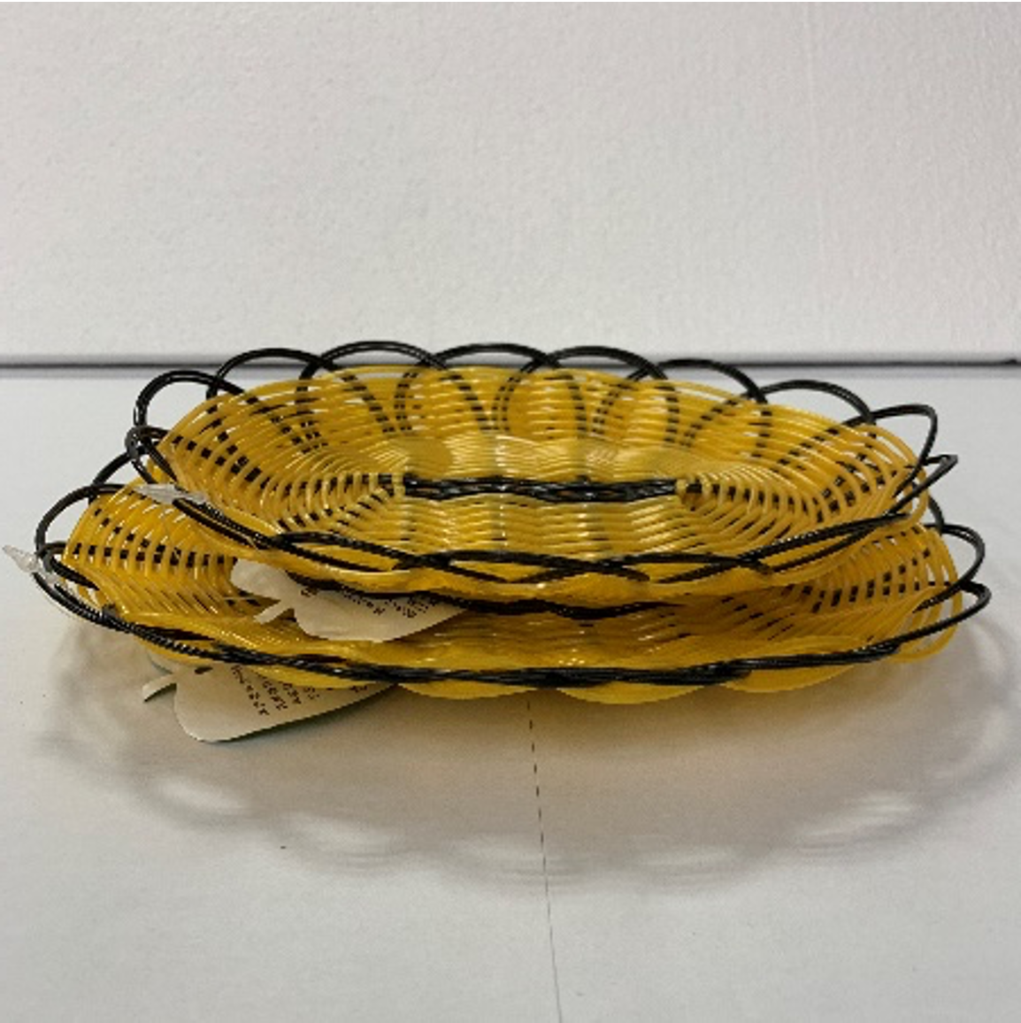 Oval Black Woven Serving Basket - Chefcoca