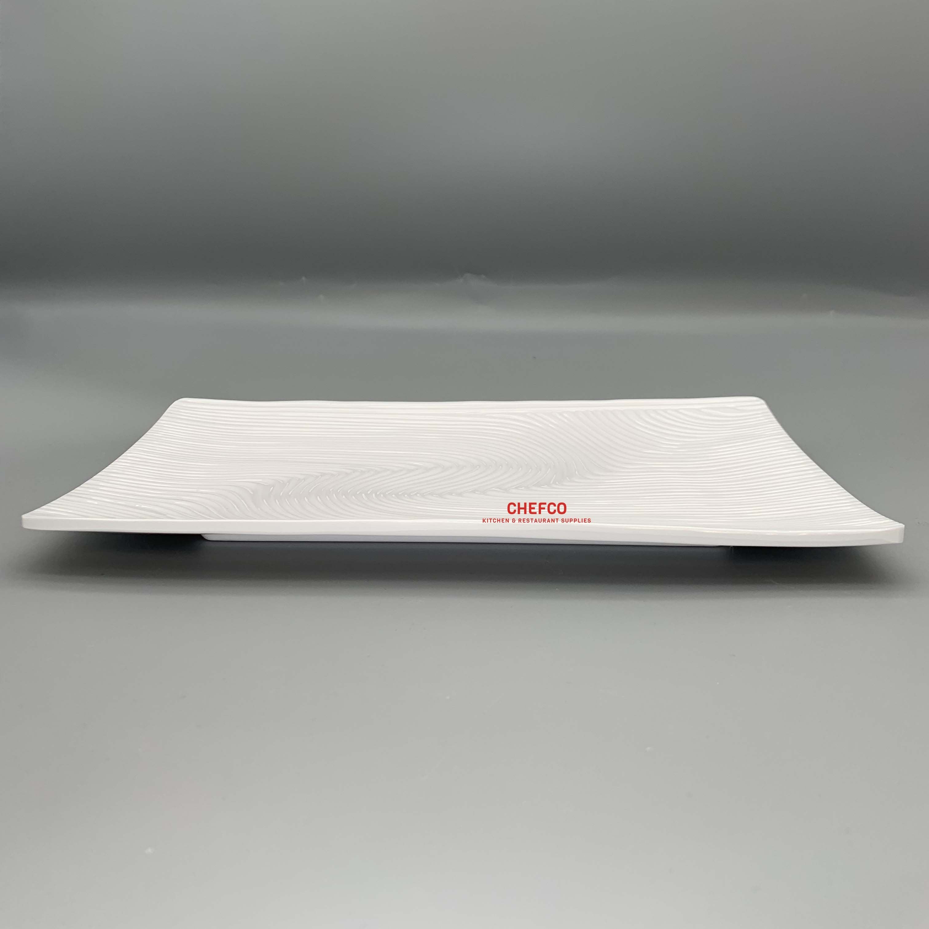 Rectangular Ripples Melamine Plate (P10612,P10616) - Chefcoca