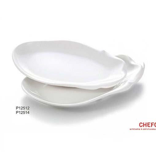 Abstract Elipse Melamine Plate (P12512) - Chefcoca