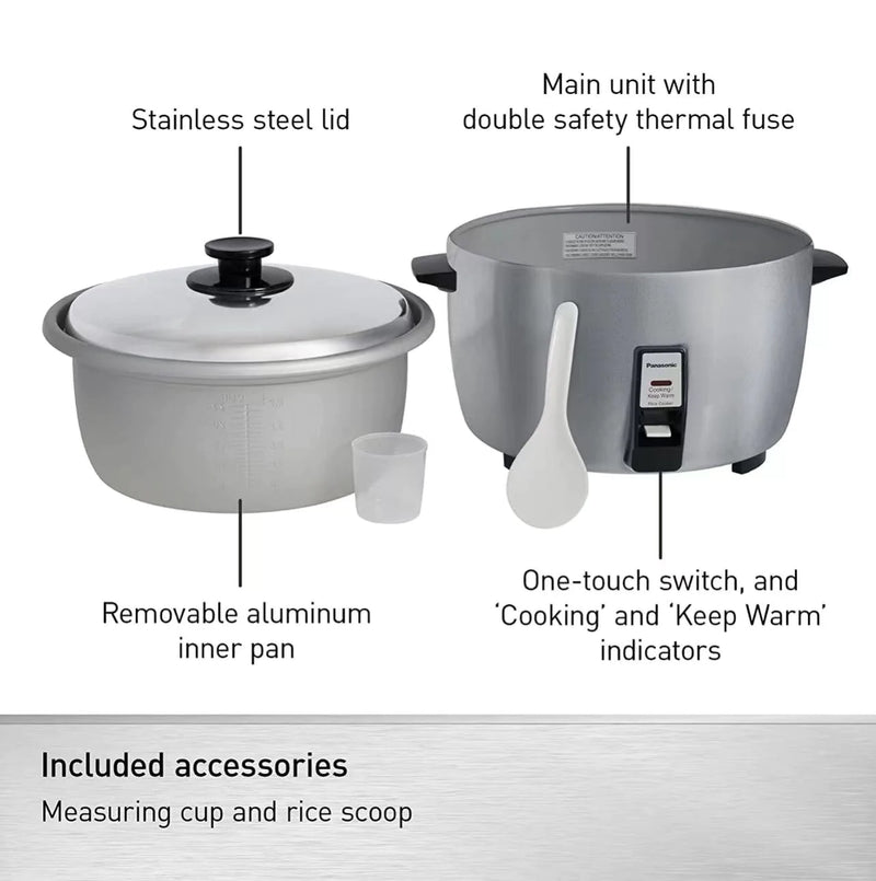 Panasonic 40 cups, SR-GA721 Commercial Rice Cooker