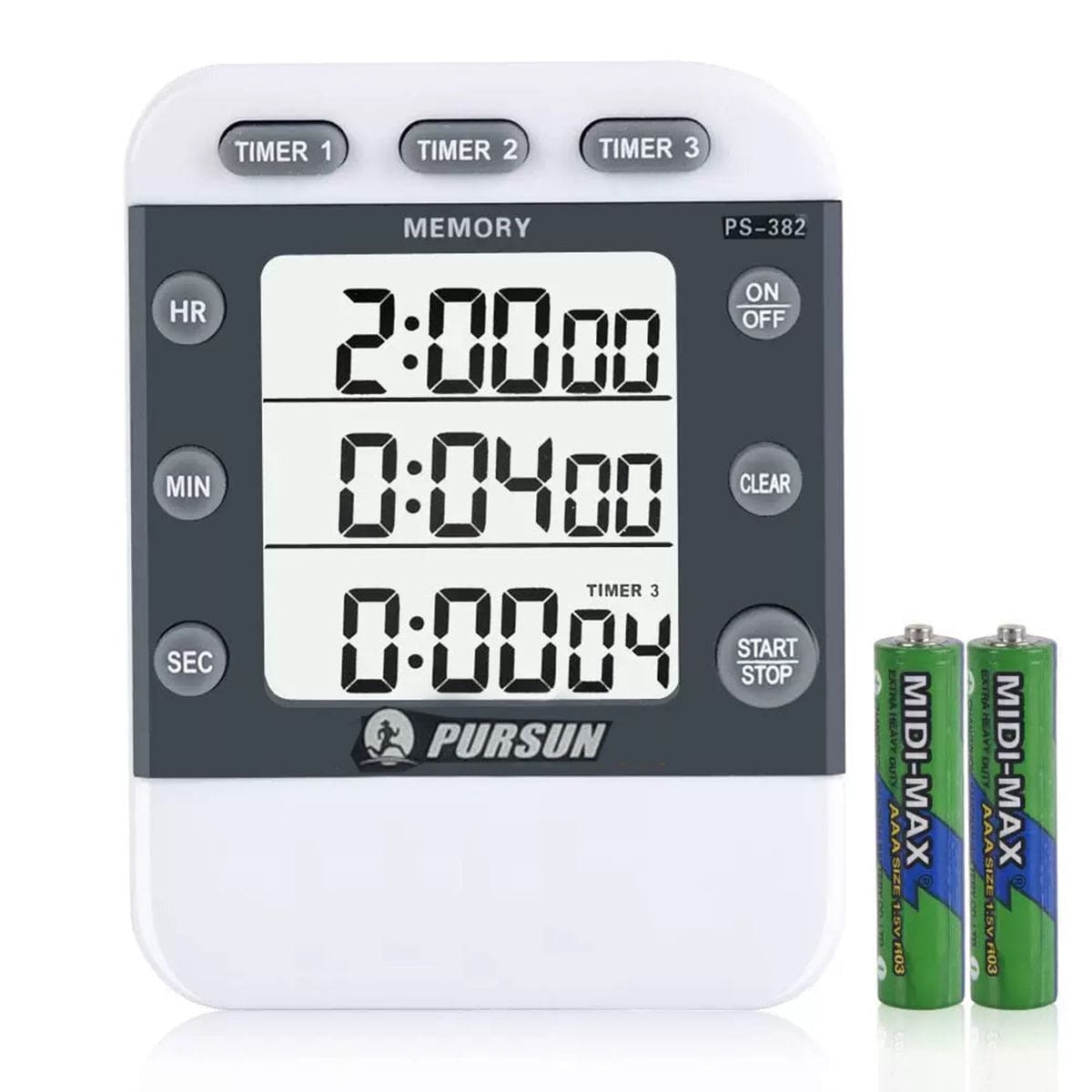 3 Channel Group LCD Display Timer - Chefcoca