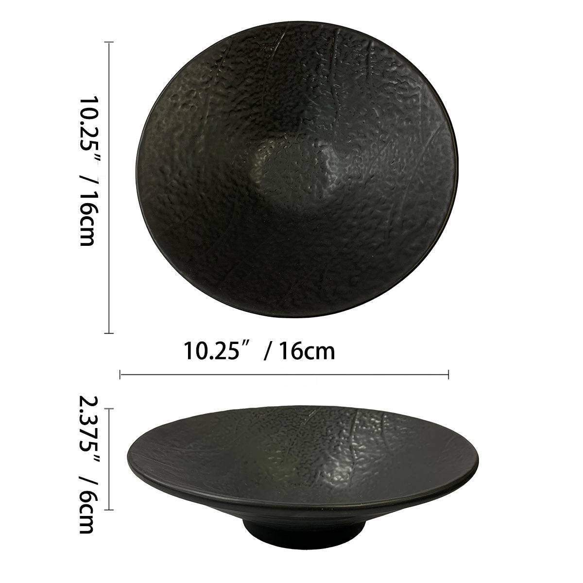 Slate Shallow Serving Bowl (PTC00003) - Chefcoca