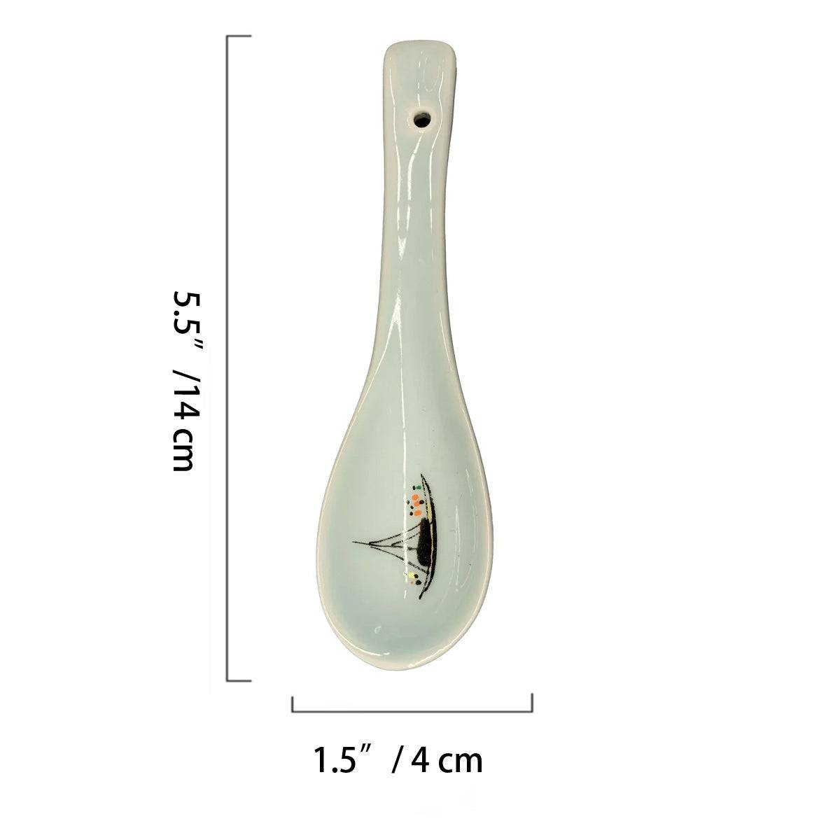 Shanghai Series Soup Spoon, Boats - Chefcoca