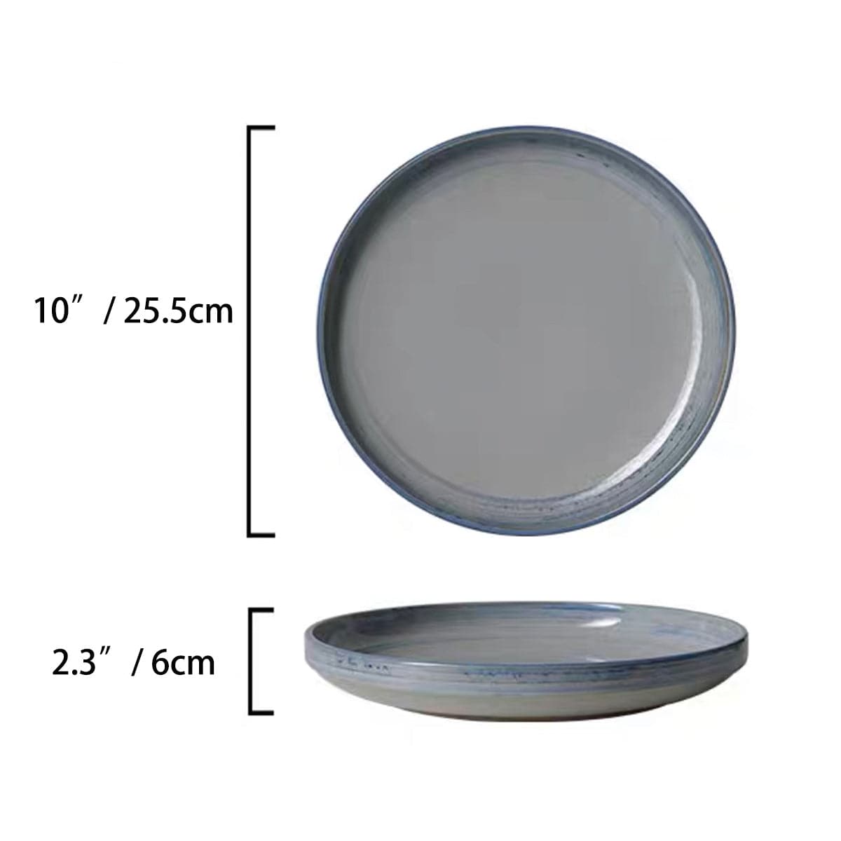 Korean Style White and Blue Glazed Bowl (PTC000256) - Chefcoca