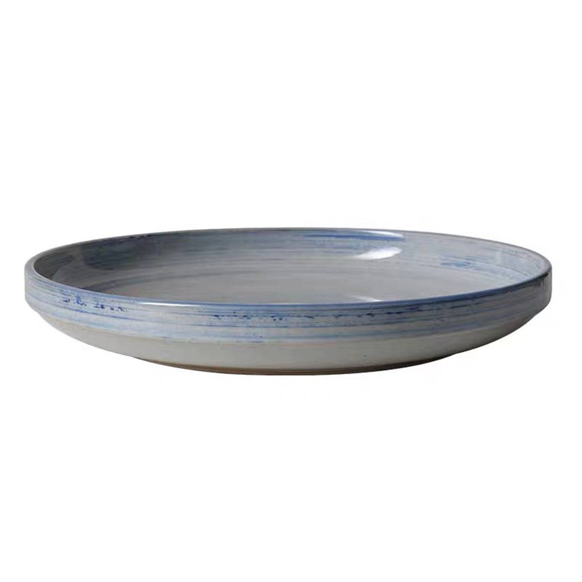 Korean Style White and Blue Glazed Bowl (PTC000256) - Chefcoca