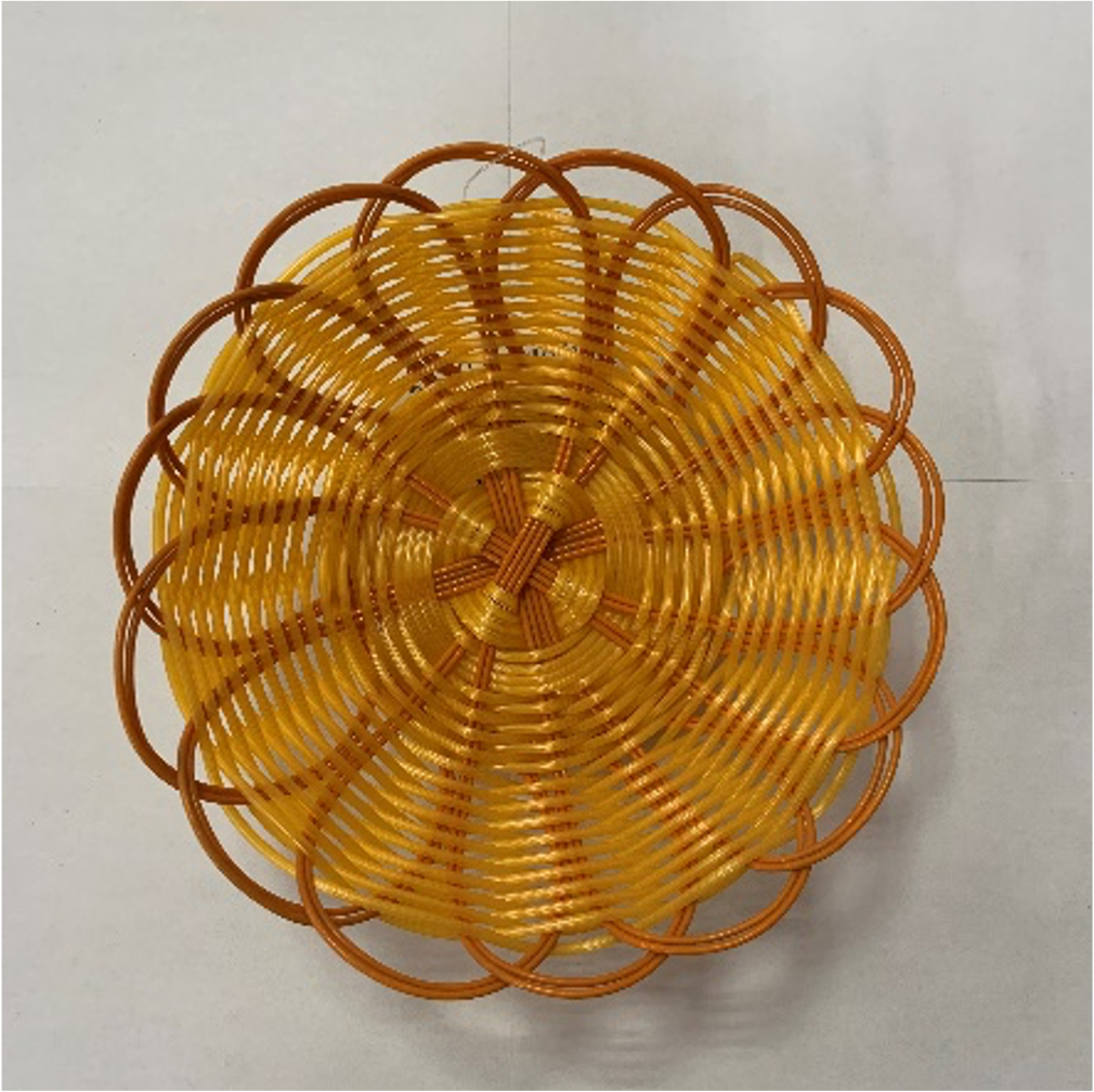 Round Woven Serving Basket (15cmDia x 7cmH) - Chefcoca