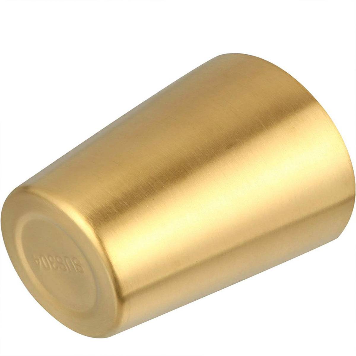 Stainless Steel , Double Wall Insulated Mug-Gold - Chefcoca