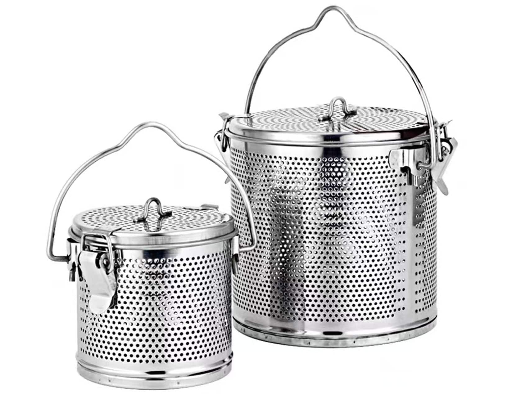 Stainless Steel Soup Infuser for Herbs and Spices (4"-12") - Chefcoca