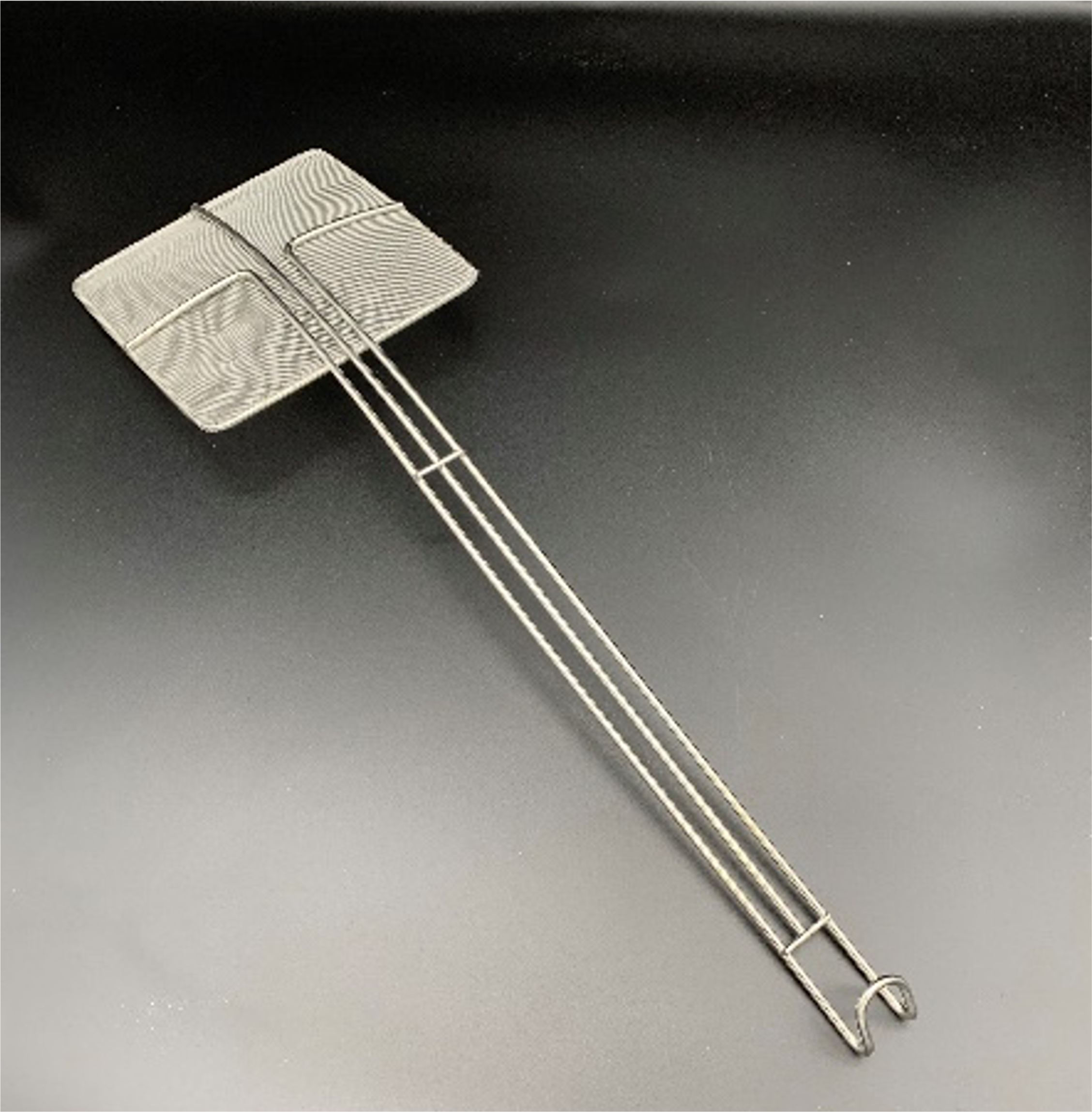 Stainless Steel Reinforced Fine Mesh Square Skimmer (15cmW x 15cmL) - Chefcoca
