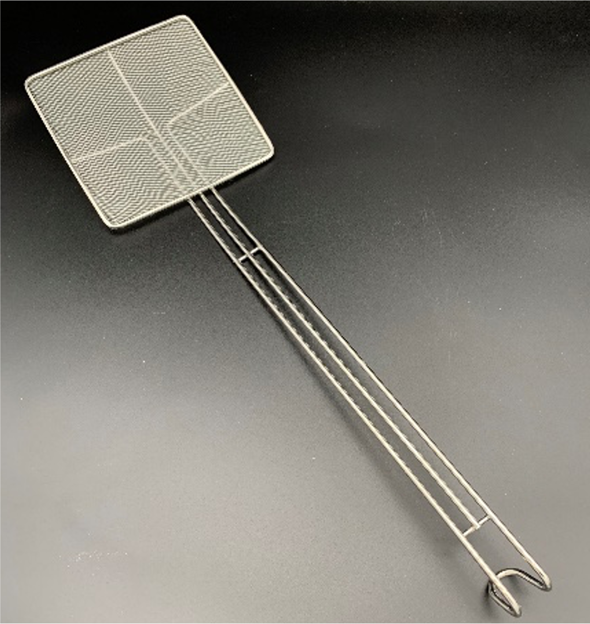 Stainless Steel Reinforced Fine Mesh Square Skimmer (15cmW x 15cmL) - Chefcoca