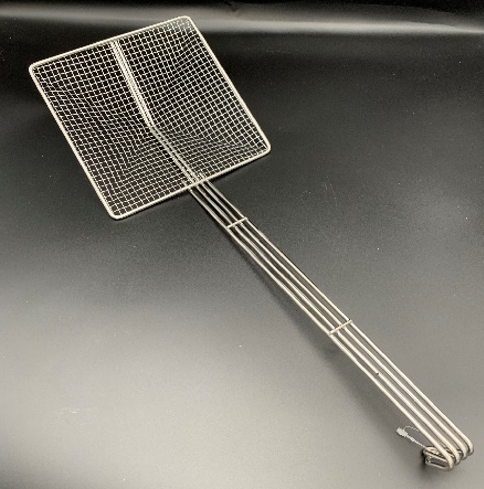 7 7/8"/20cm Dia Reinforced Stainless Steel Coarse Mesh Square Skimmer(SCF-20) - Chefcoca
