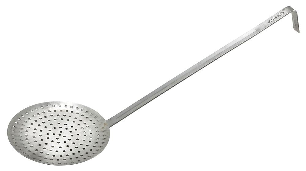 Perforated Stainless Steel Skimmer (19"L x 6"W) - Chefcoca