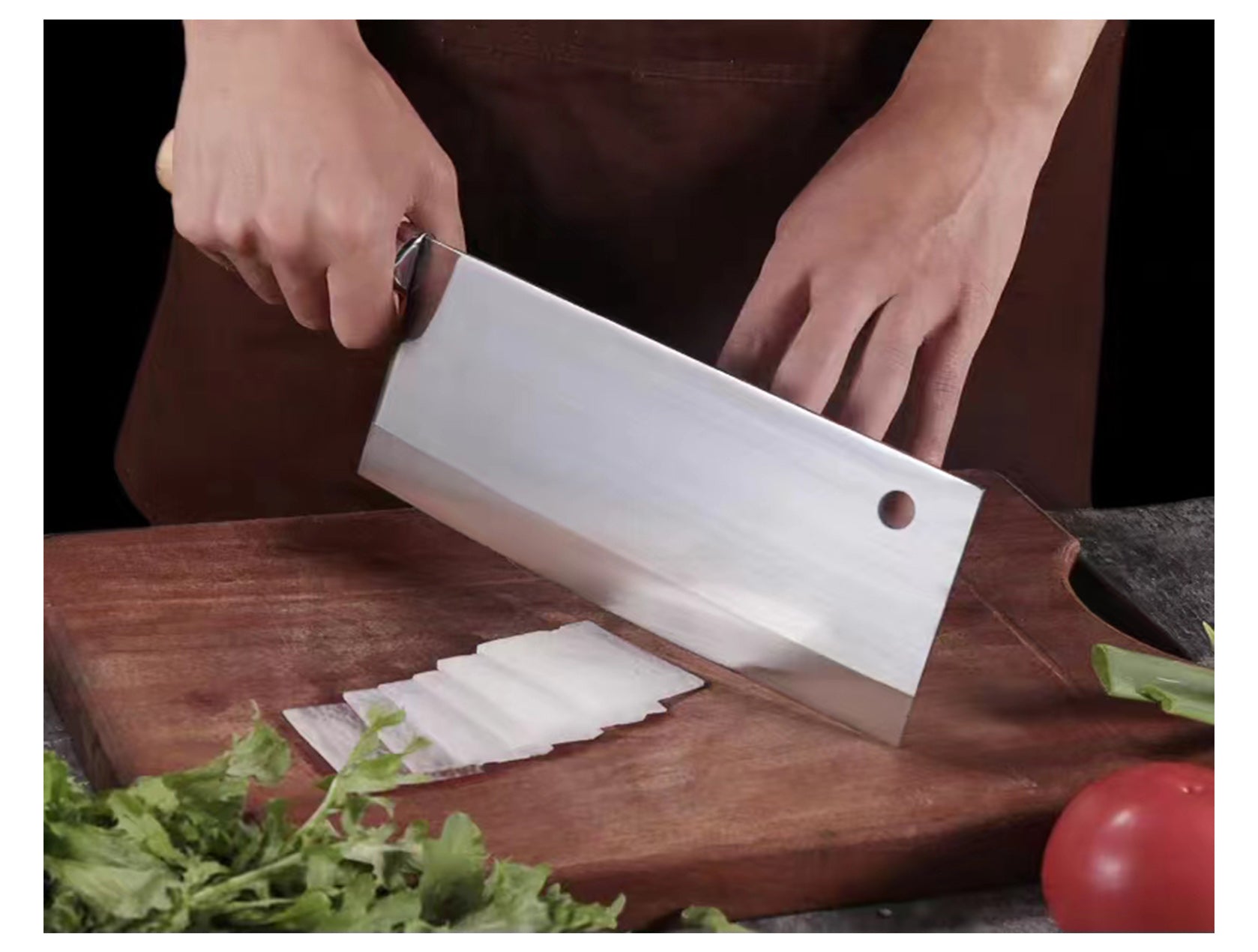 Sang Clever with Wood Handle - Chefcoca