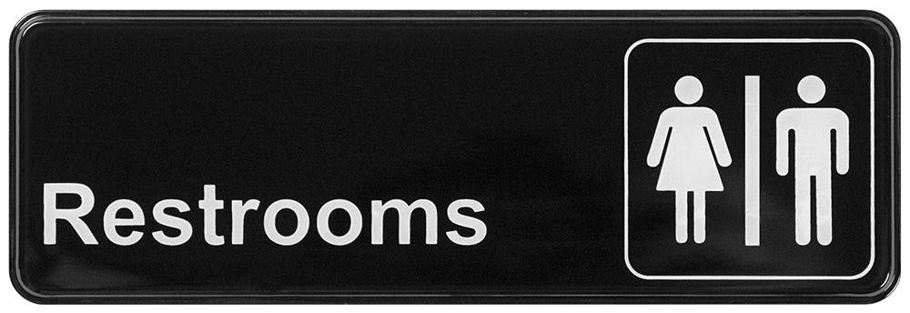 "Restrooms" Sign - Chefcoca