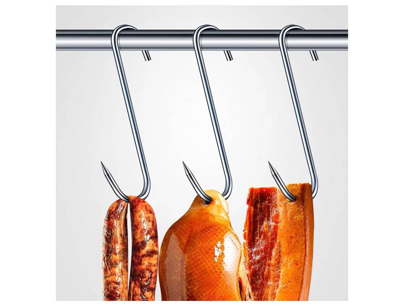 6.5/7/8" Stainless Steel "S" Shape Hook - Chefcoca