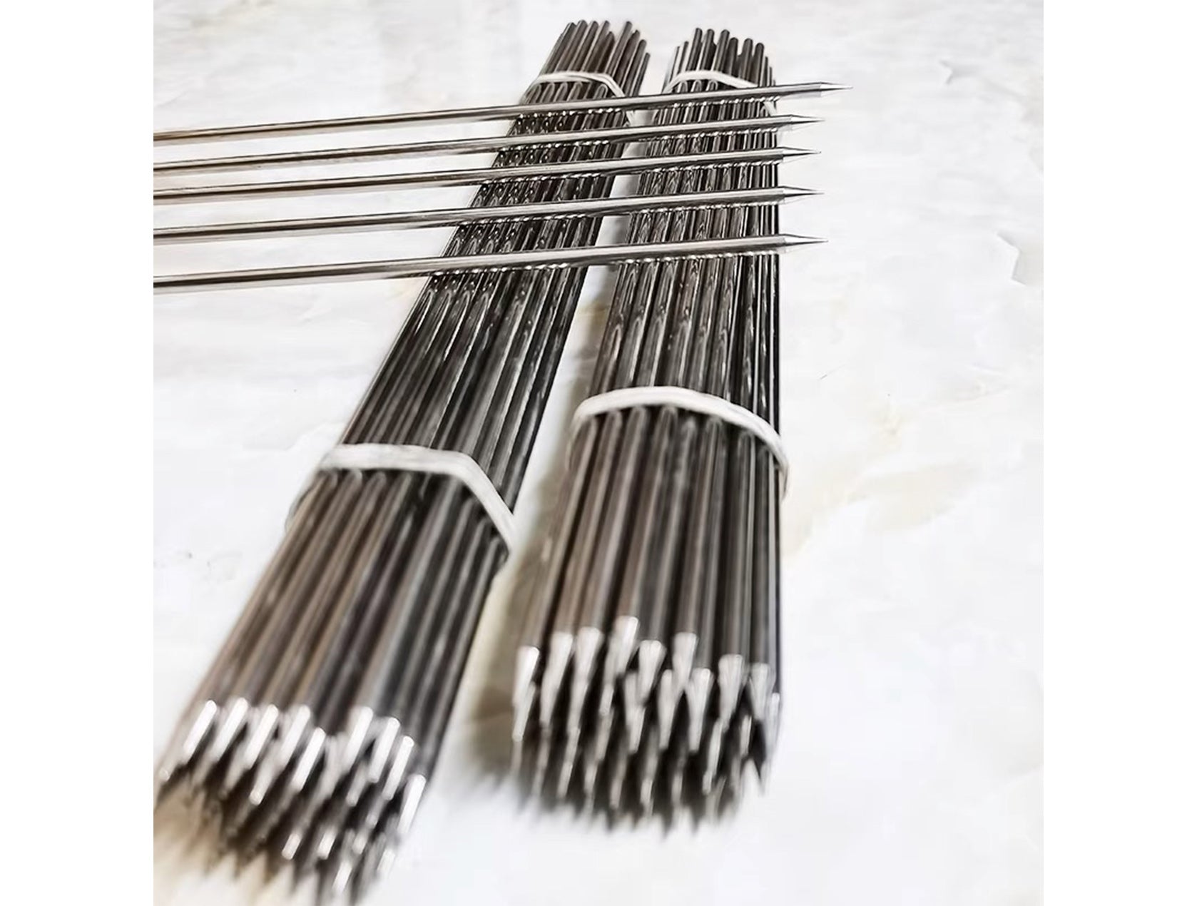 Stainless Steel Skewer (33cm-40cm Long) - Chefcoca
