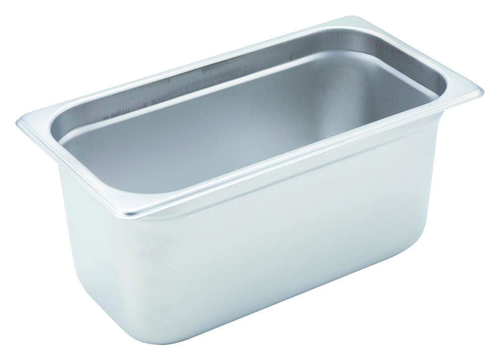 Stainless Steel Anti-Jam 1/3 Size Steam Table Pan - Chefcoca
