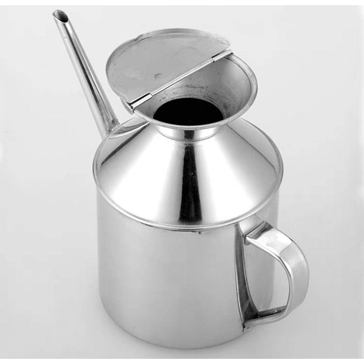Stainless Steel Oiler Creative Soy Sauce Bottle, 625ML - Chefcoca