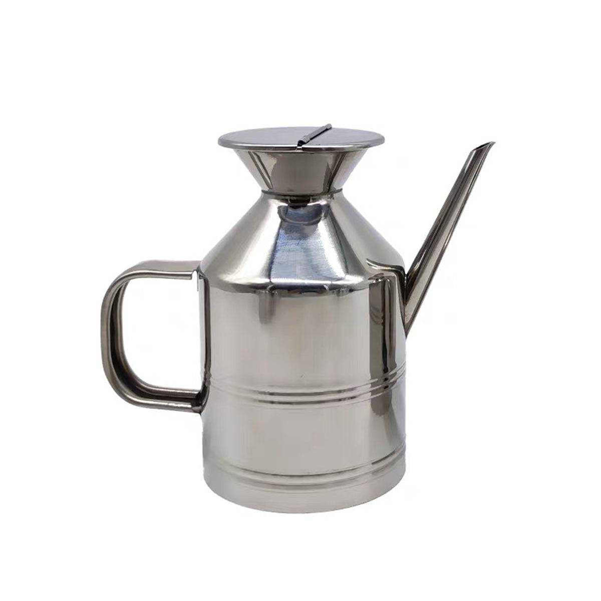 Stainless Steel Oiler Creative Soy Sauce Bottle W striped, 625ML - Chefcoca