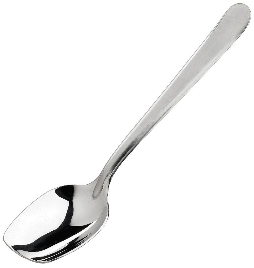 Slanted Solid 8" Plating Spoon - Chefcoca