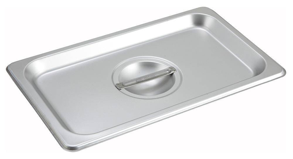 2/3-Size, Stainless Steel Solid Steam Table Cover for Steam Table Pan - Chefcoca