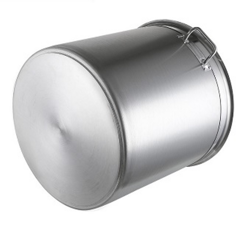 Heavy-Duty Stainless Steel Stock Pot with Lid Set with Reinforced Handles (25-60cm Dia x 25-80cm Height/12.5L-226L)