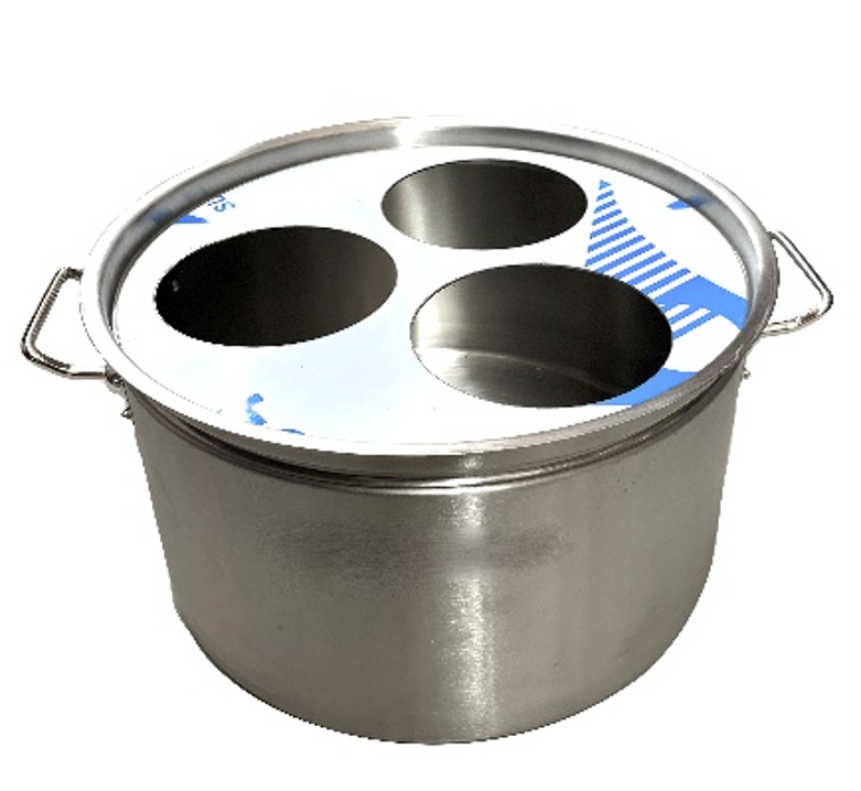 Stainless Steel Stock Pot with Removable Noodle Basket Adapater Plate - Chefcoca