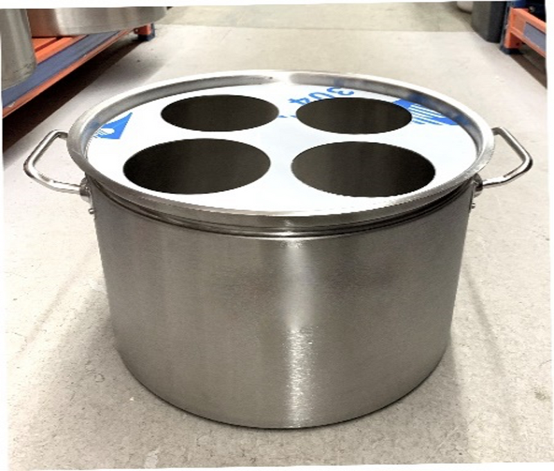 Stainless Steel Stock Pot with Removable Noodle Basket Adapater Plate