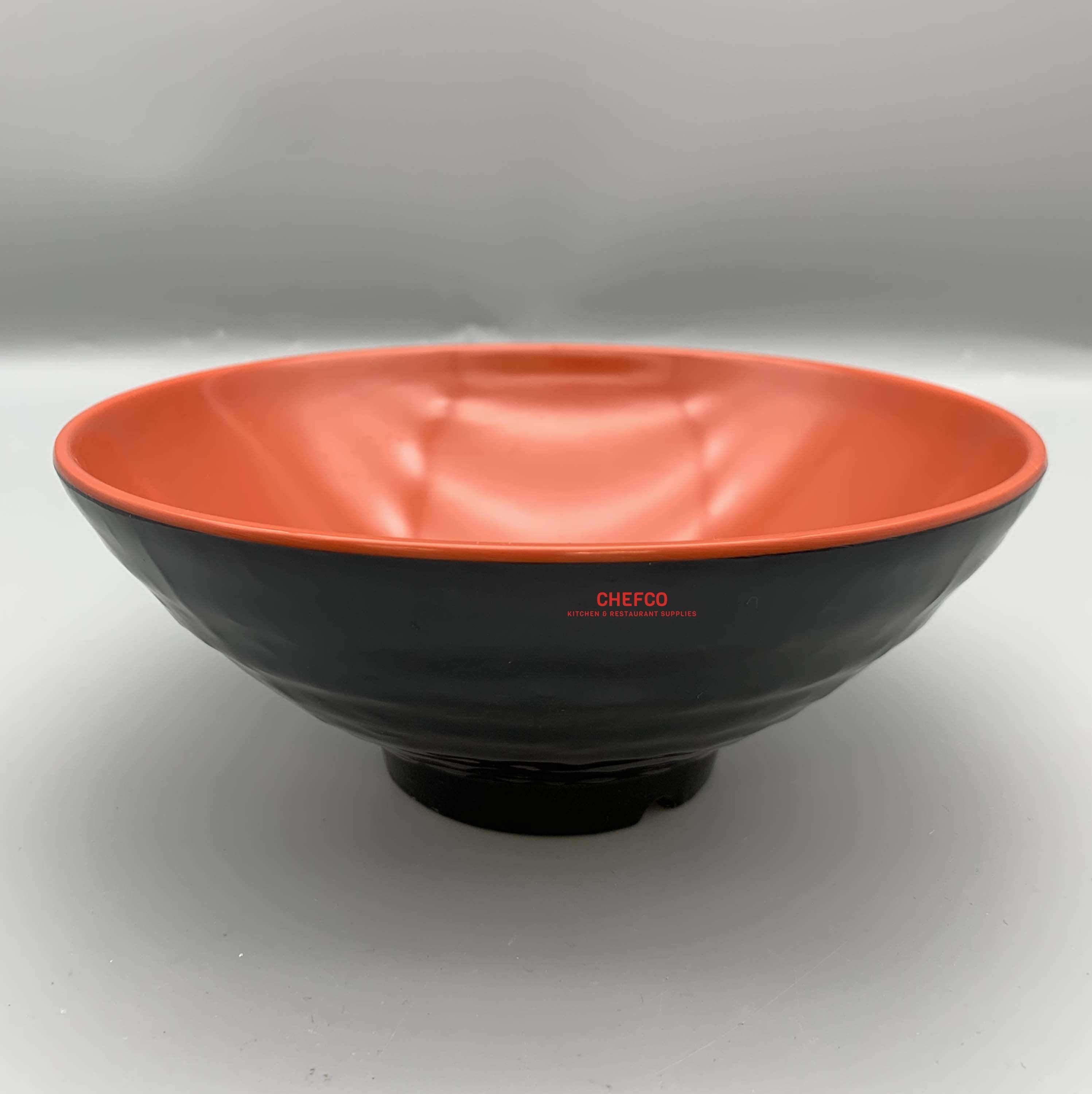 Black and Red Melamine Ramen Bowl (SS5008) - Chefcoca