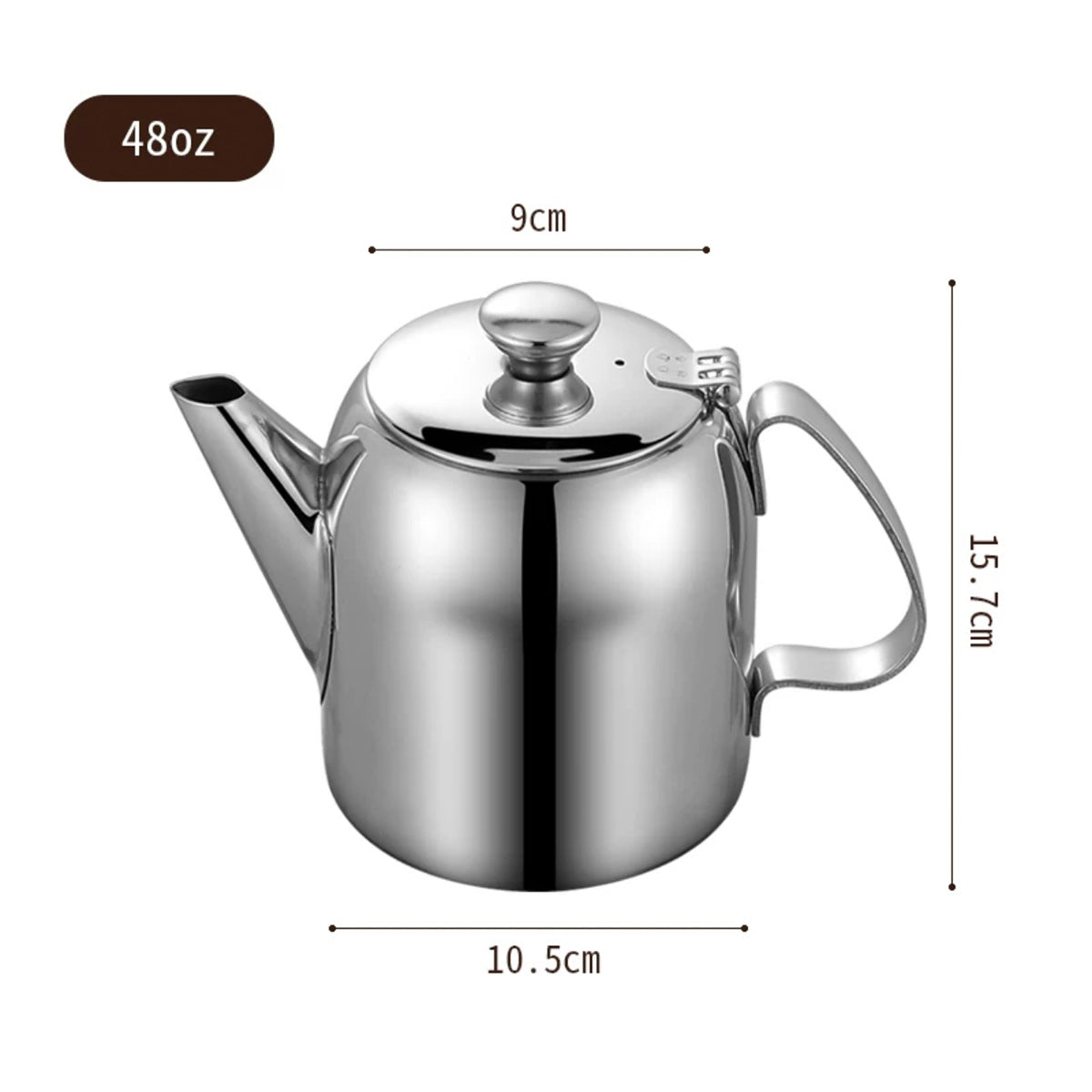Stainless Steel Teapot (32-70oz) - Chefcoca