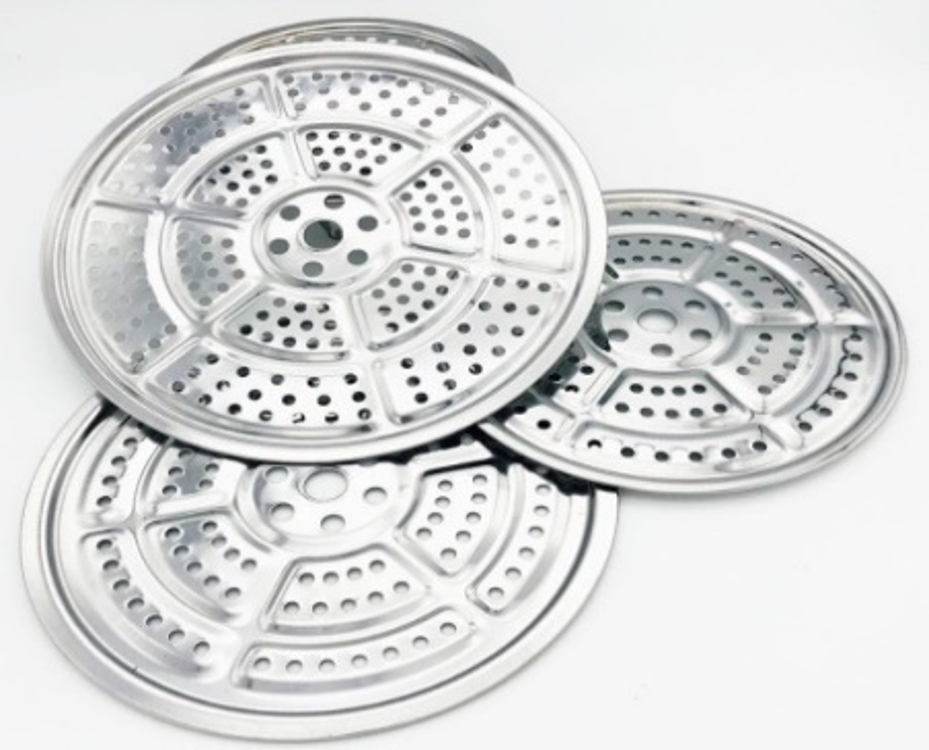 Stainless Steel Perforated Steamer Rack (30cm-54cm Diameter) - Chefcoca