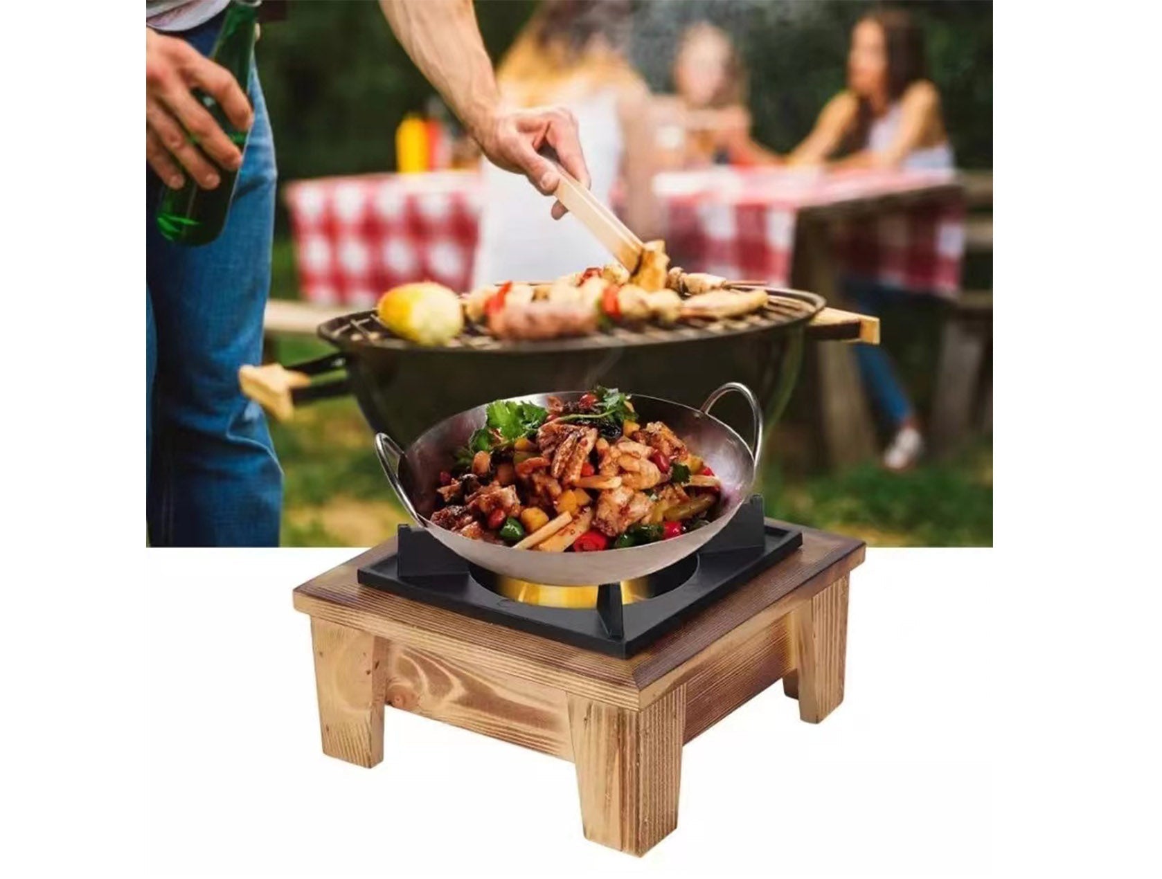 Portable Barbecue Alcohol Oven Stove Furnace Kitchenware - Chefcoca